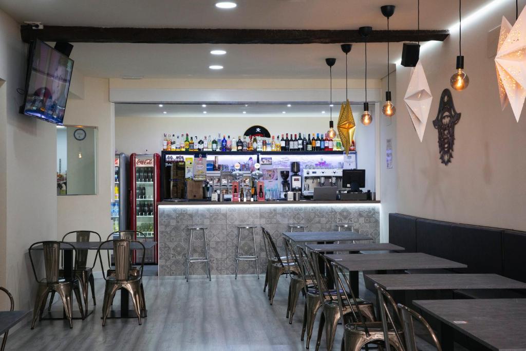 Lounge nebo bar v ubytování Pirata casco histórico