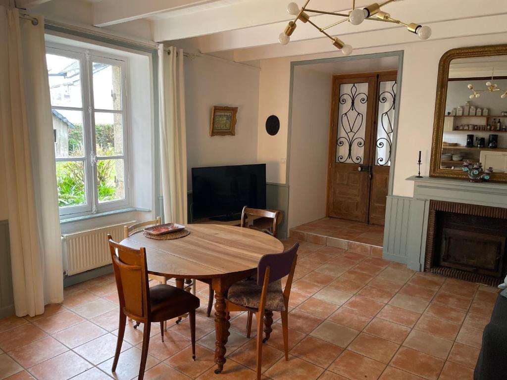 Kuchyňa alebo kuchynka v ubytovaní La Maison Verte a Etables sur Mer