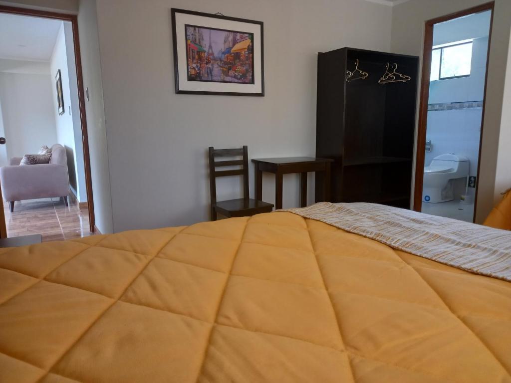 Postel nebo postele na pokoji v ubytování Villa Concepción Lodge
