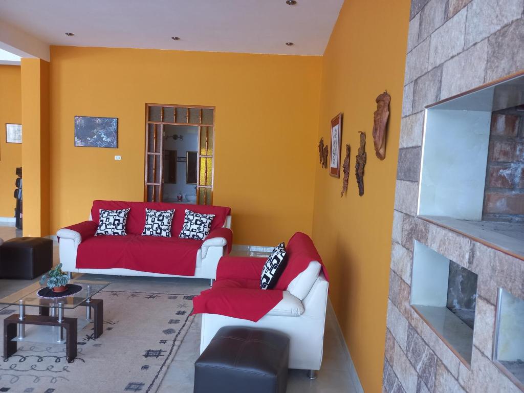 Posezení v ubytování Villa Concepción Lodge