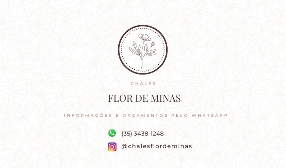 a logo for a herbal clinic with a picture of a flower at Flor de Minas in Monte Verde