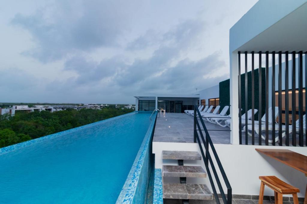 Πισίνα στο ή κοντά στο Estudio nuevo y cómodo