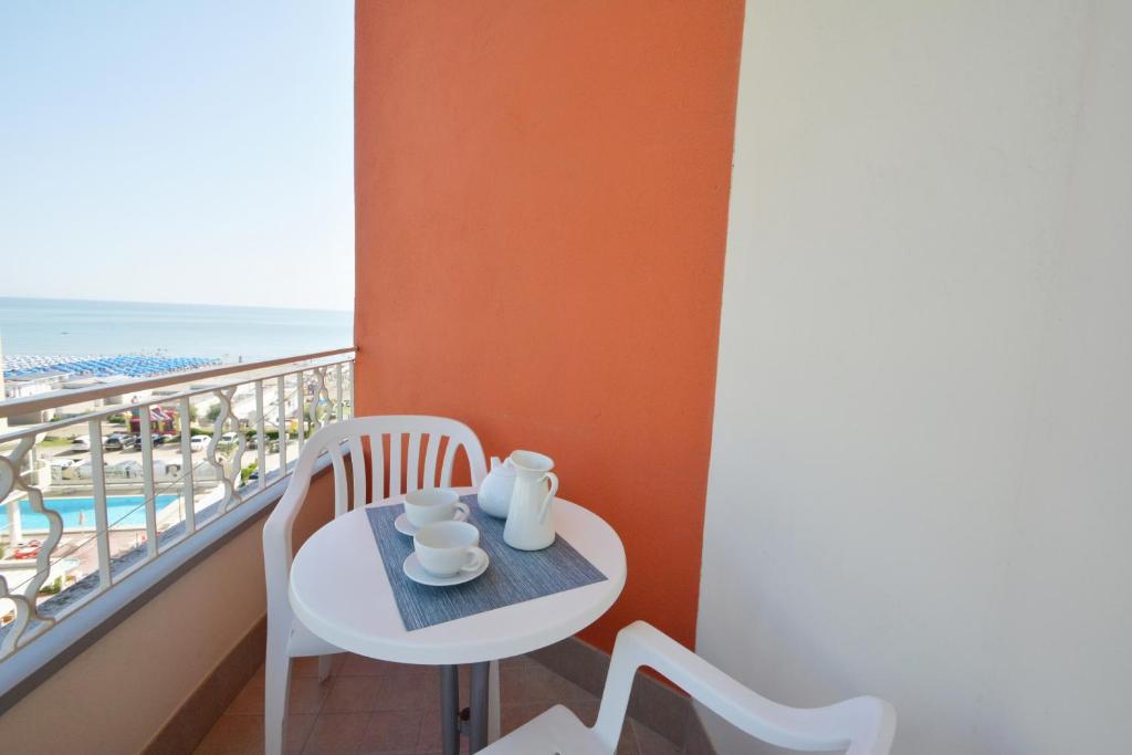 Balkón nebo terasa v ubytování Hotel Fenice Gluten Free
