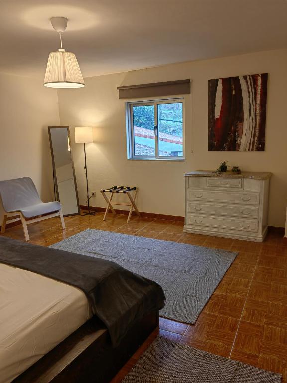 Postel nebo postele na pokoji v ubytování Vale Da Misarela