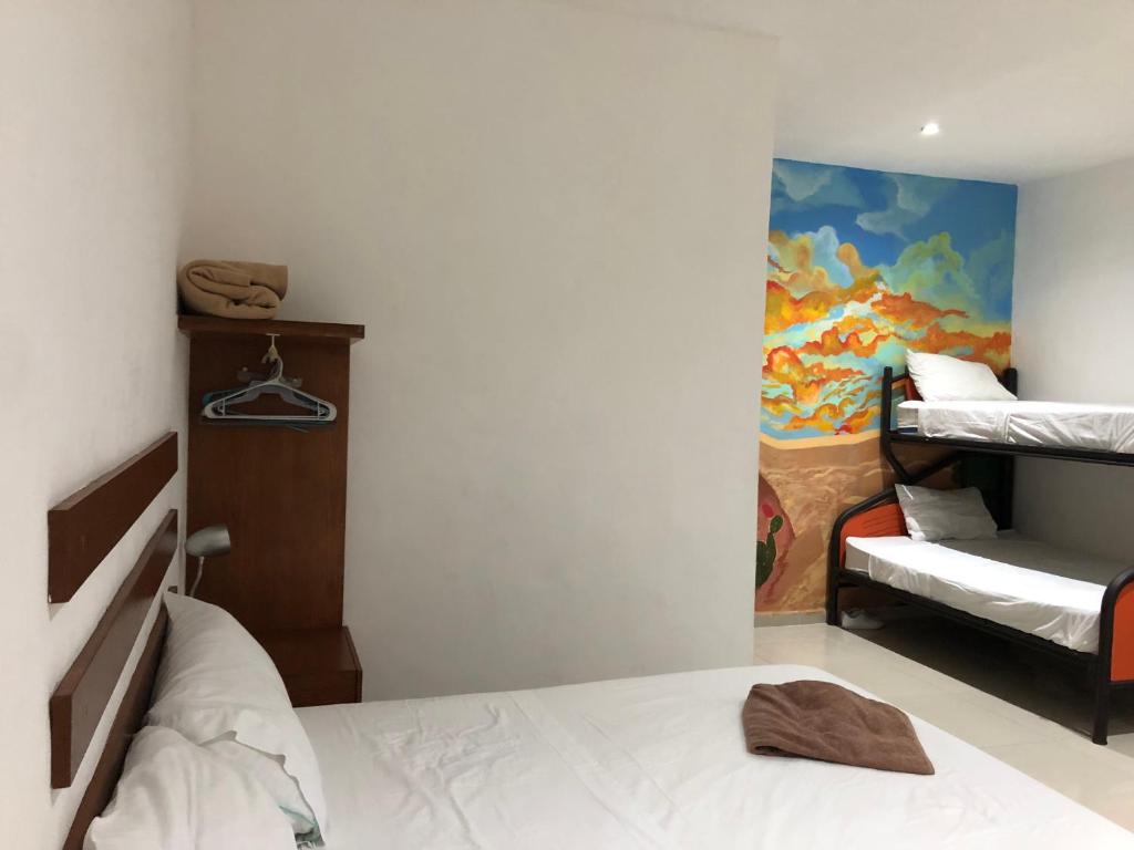 Villa Leo Cancún Downtown - Camera Quadrupla Con Bagno