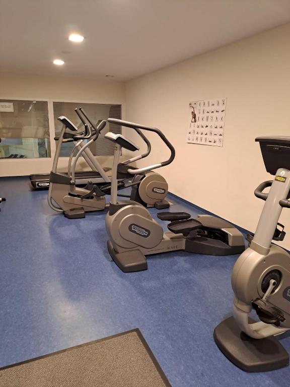 Fitness centrum a/nebo fitness zařízení v ubytování Himmelsleiter