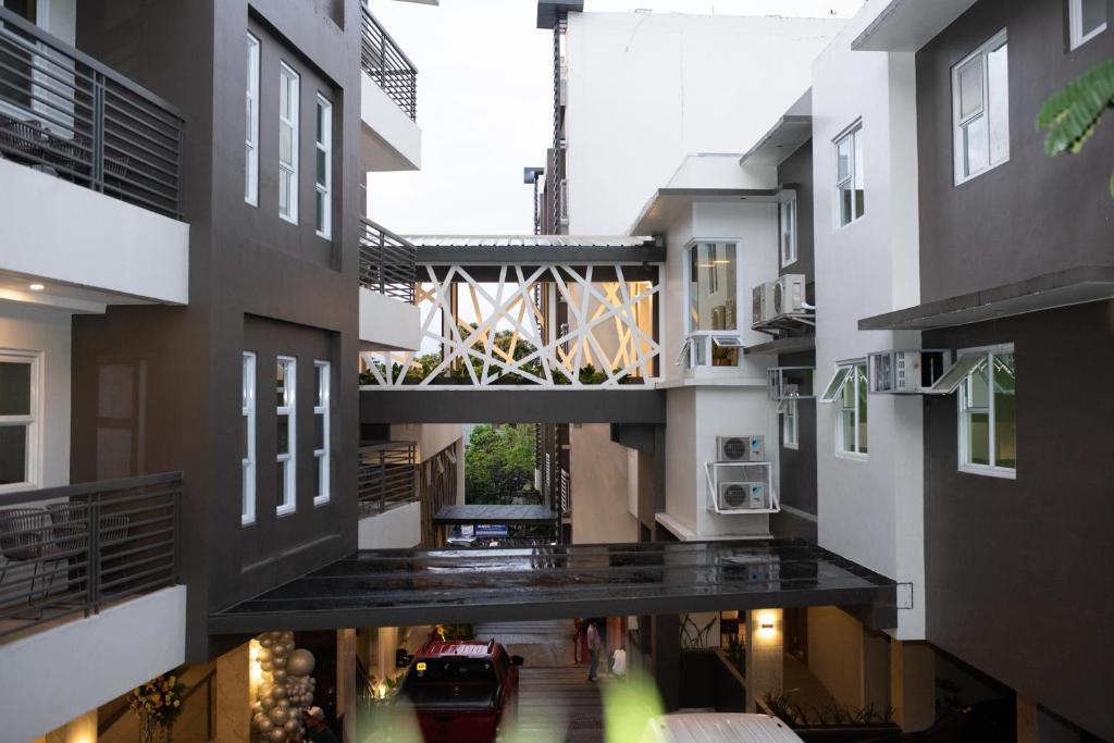 Balkón nebo terasa v ubytování Hotel Areca