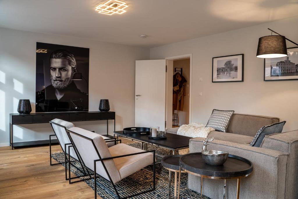 Posezení v ubytování Suite Home Apartments