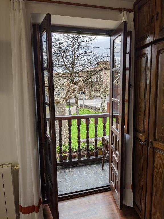 A balcony or terrace at Posada Revolgo
