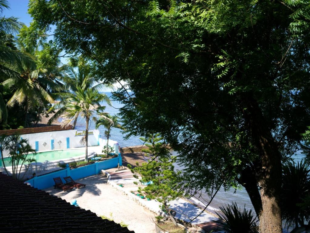 Bazén v ubytování Las Flores Beachside Hotel nebo v jeho okolí