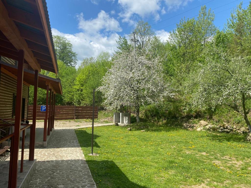 Zahrada ubytování Guest House Pid Dubom Карпати Під Дубом