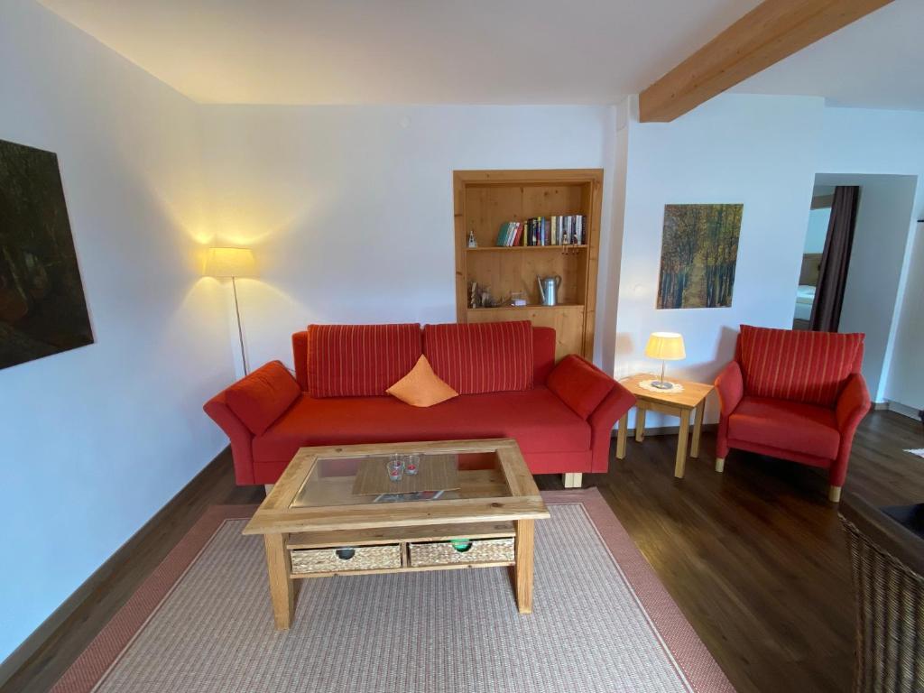 Posedenie v ubytovaní Haus Waldheim und Dependance