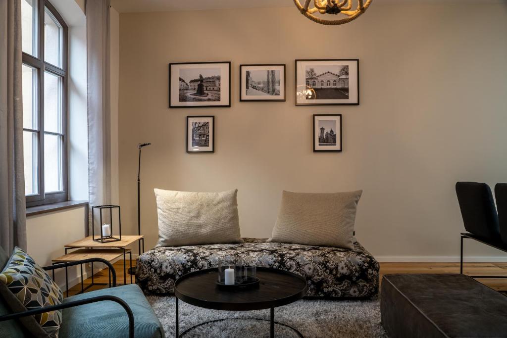 Posezení v ubytování Suite Home Apartments