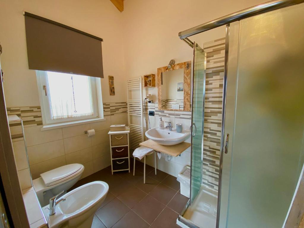 Koupelna v ubytování B&B A.R.C.O.