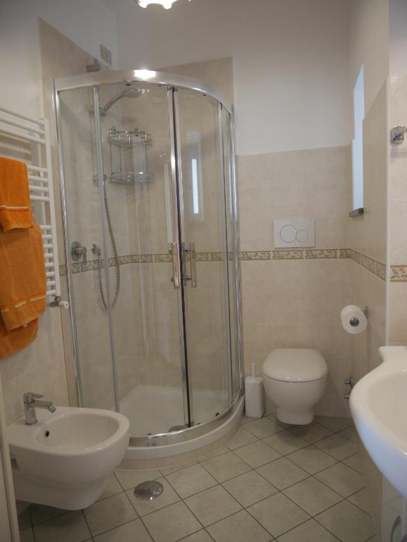 Koupelna v ubytování Casa Mercurio