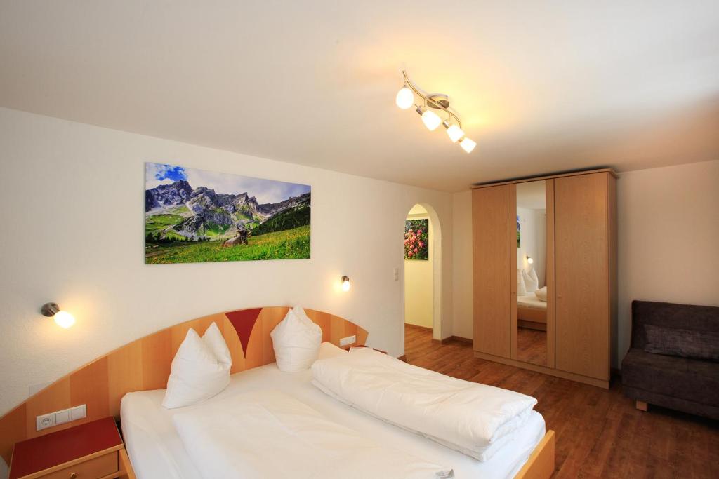 Letto o letti in una camera di Apartments Seerhof