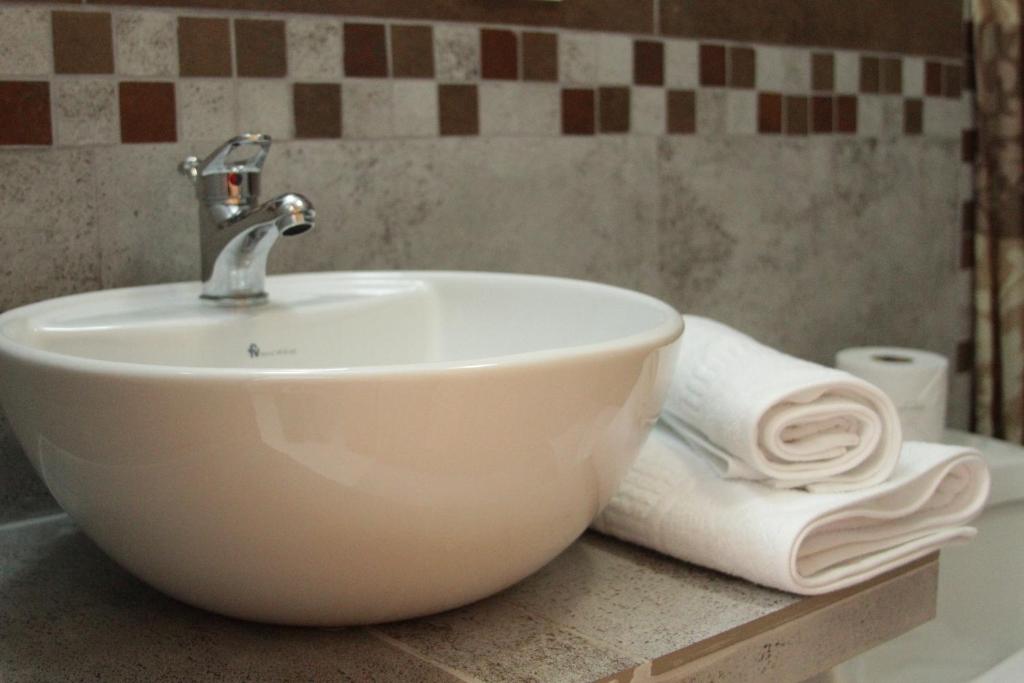 Koupelna v ubytování Hotel Casa Sakiwa