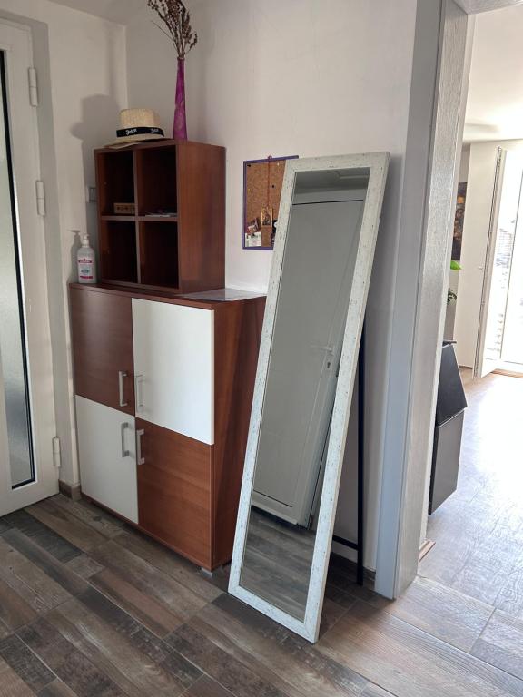 Kuchyň nebo kuchyňský kout v ubytování Delfin apartment