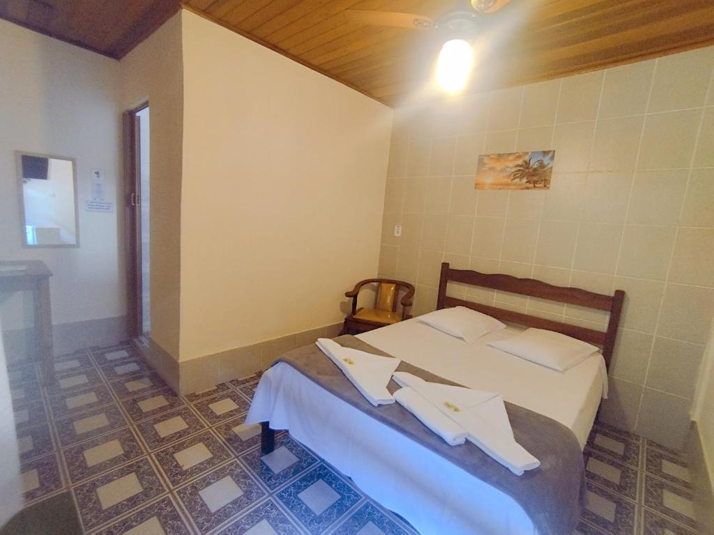 Postel nebo postele na pokoji v ubytování Pousada Taquinha Paraty - CENTRO