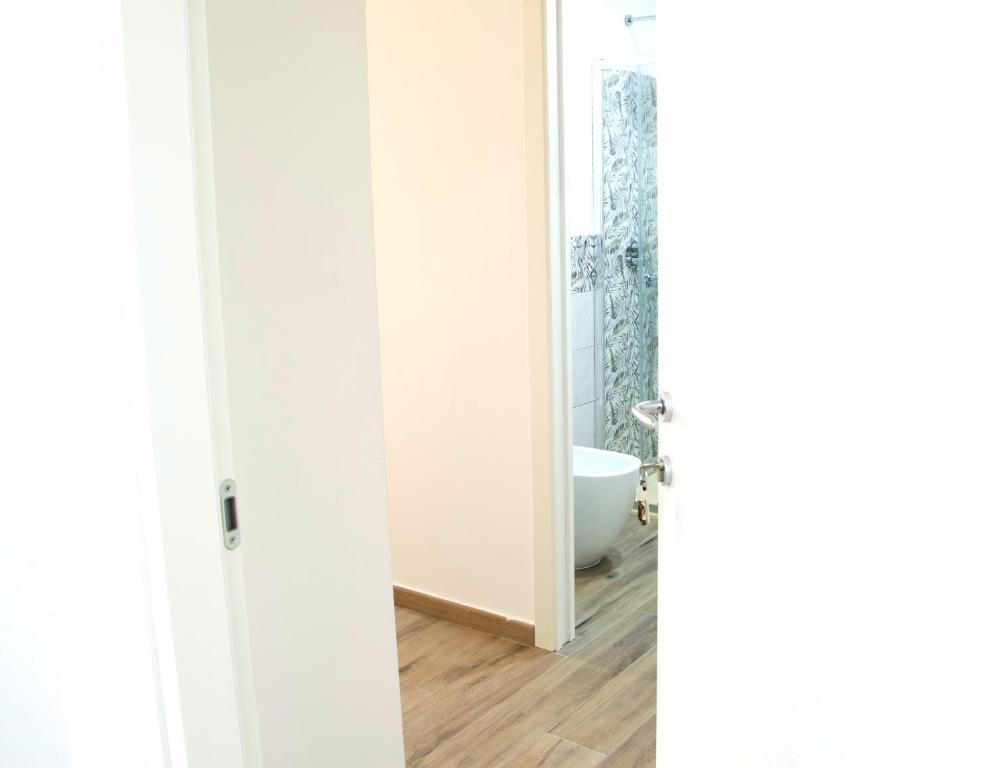 Koupelna v ubytování Minerva Rooms