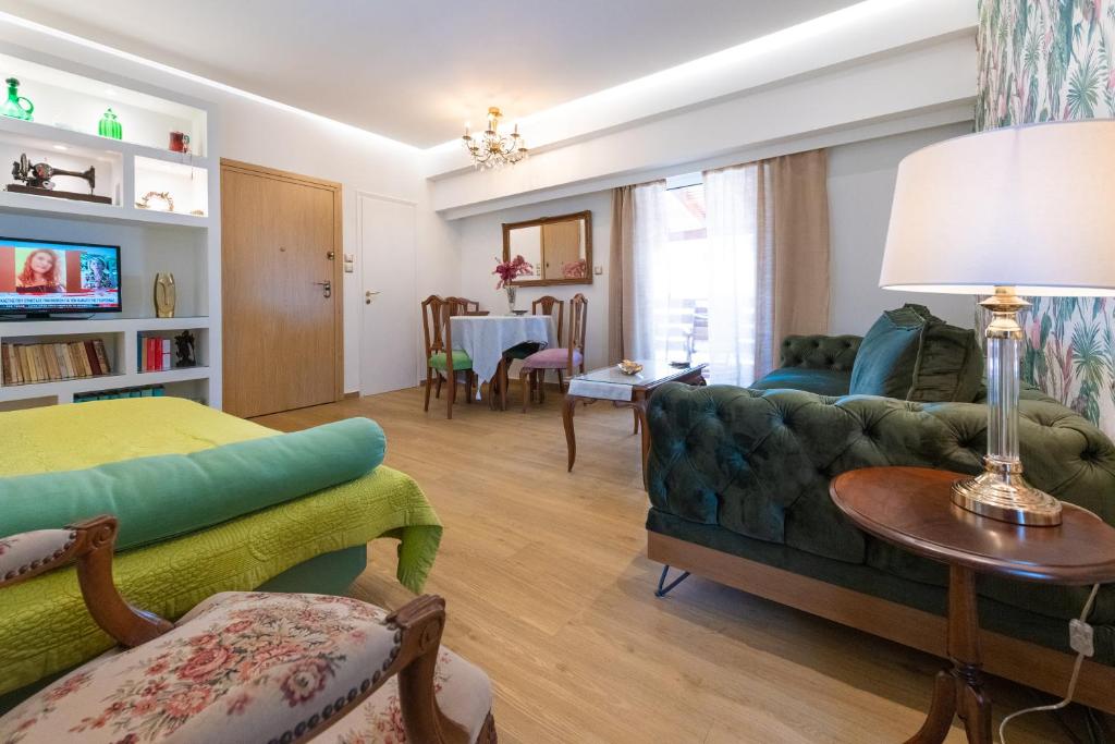 Część wypoczynkowa w obiekcie Vintage Boutique Penthouse