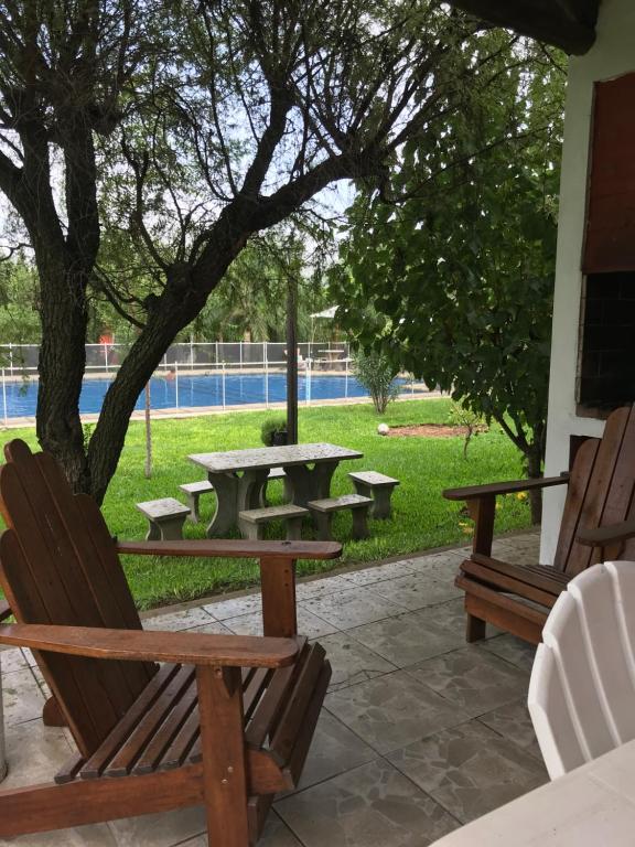 Bazén v ubytování Bendito Alcázar Cabañas nebo v jeho okolí