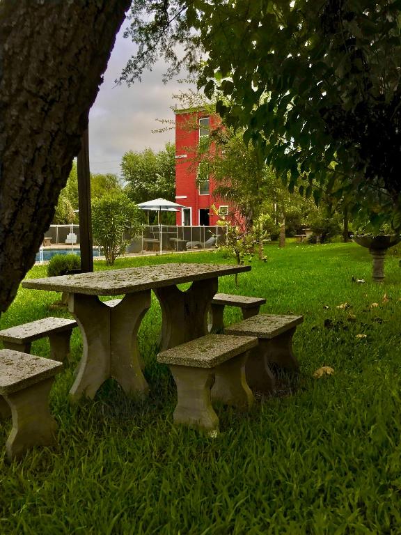 Zahrada ubytování Bendito Alcázar Cabañas