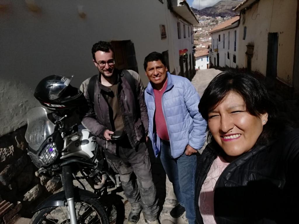Os clientes hospedados em Gringo's Wasi