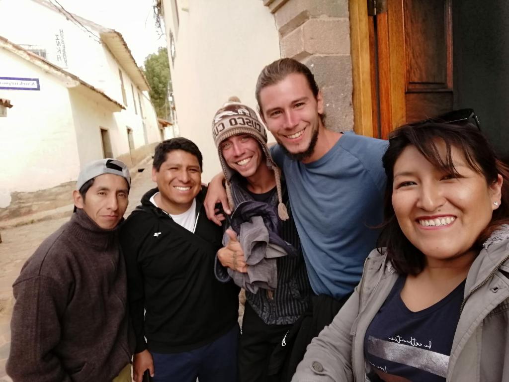 Os clientes hospedados em Gringo's Wasi