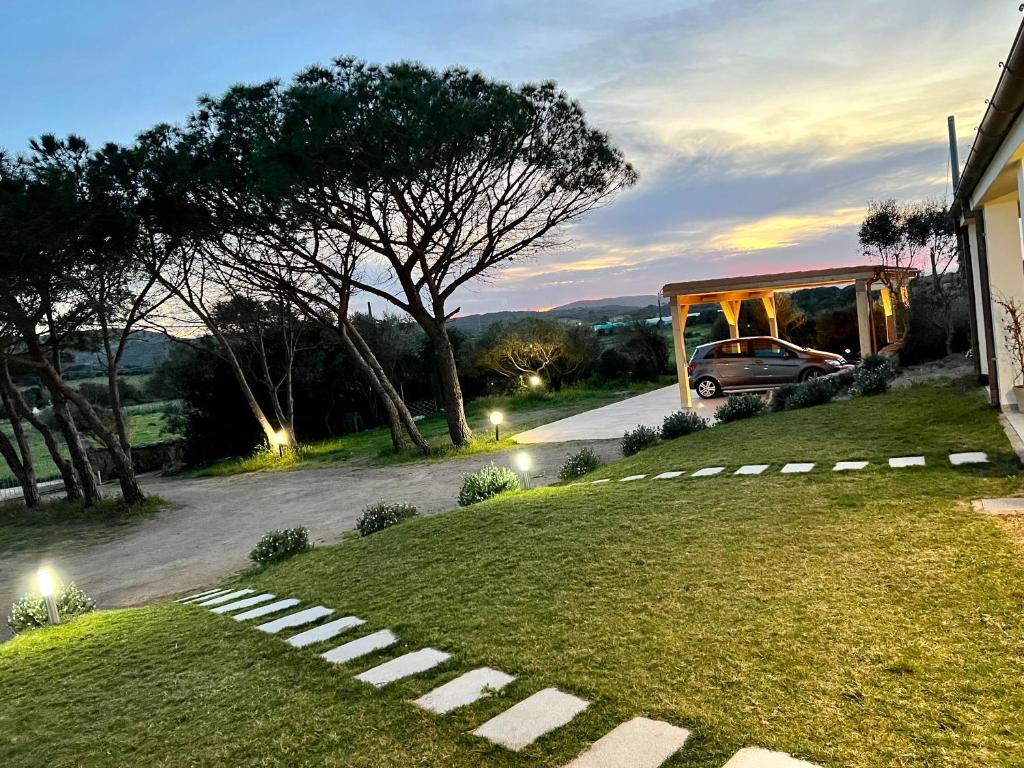 Zahrada ubytování Appartamento i Pini