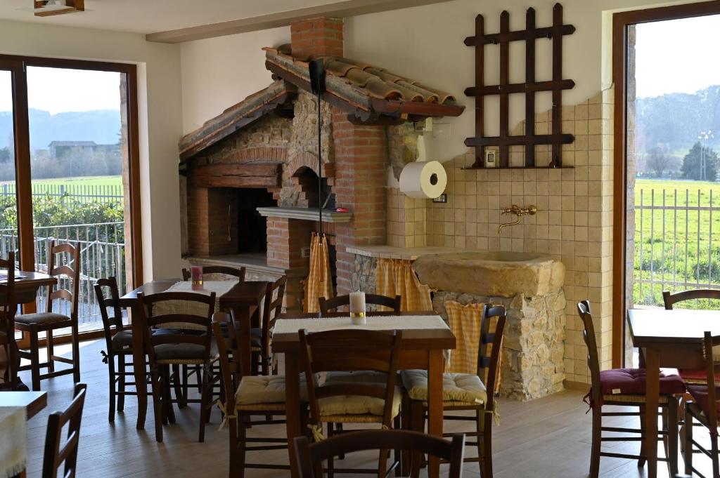 Restaurace v ubytování Agriturismo A Casa Mia Gubbio