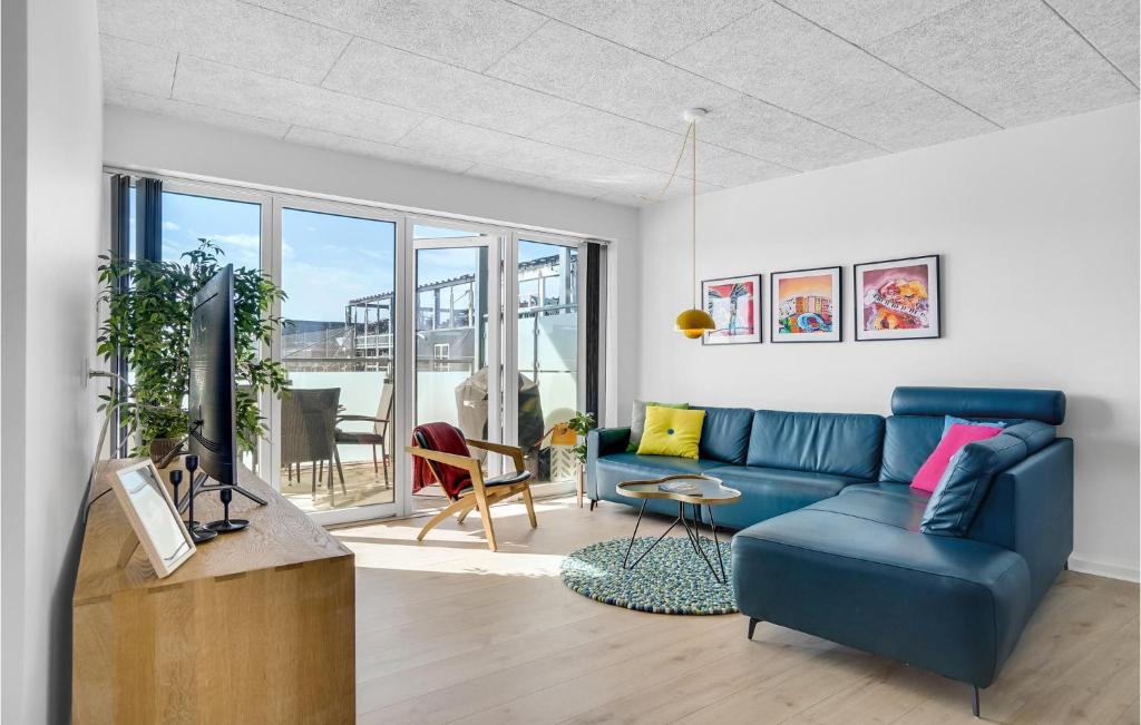 Χώρος καθιστικού στο Awesome Apartment In Ringkøbing