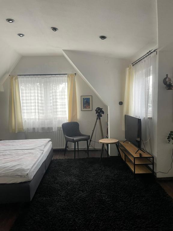 Postel nebo postele na pokoji v ubytování Studio - HH Airport