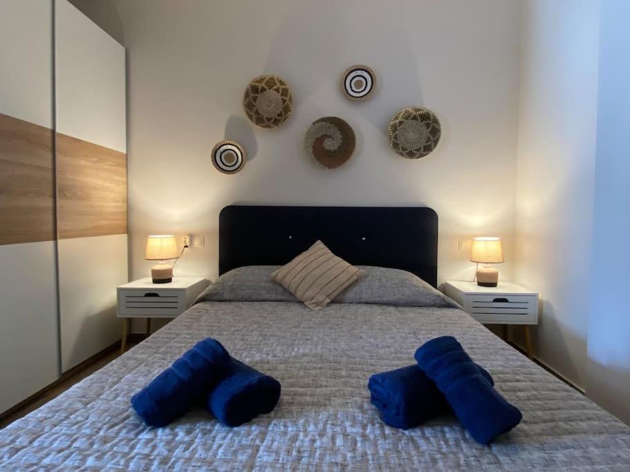 Cama ou camas em um quarto em Filoxenia Apartment