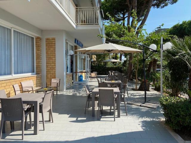 Balkón nebo terasa v ubytování Hotel Primula