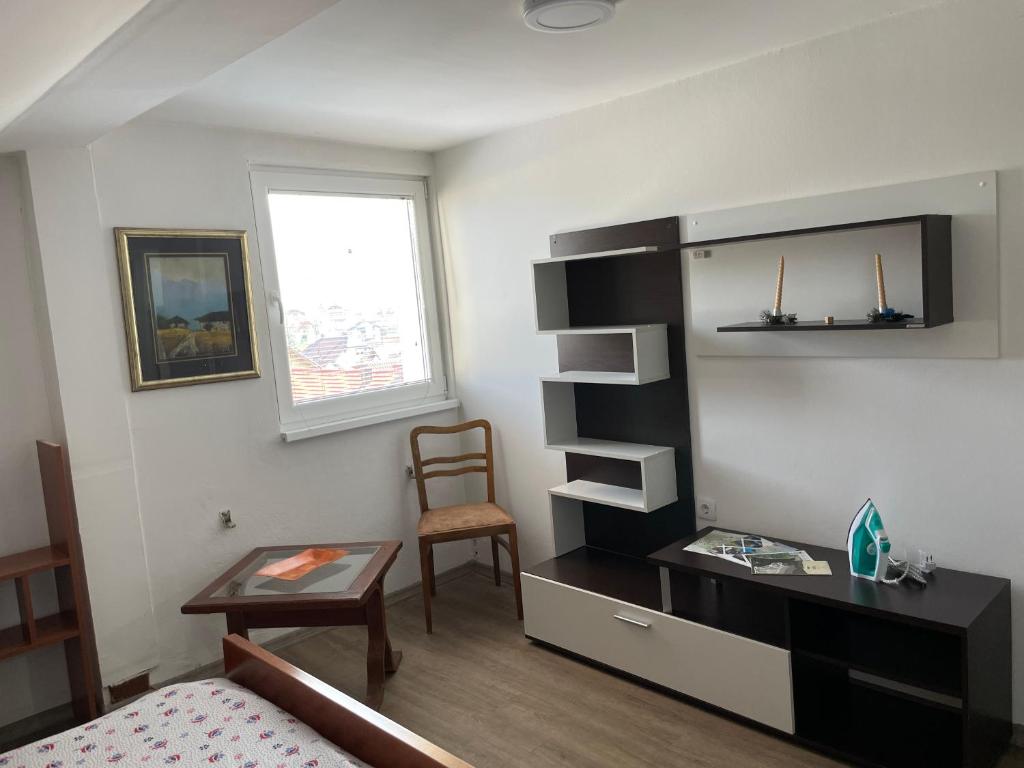 Postel nebo postele na pokoji v ubytování Delfin apartment