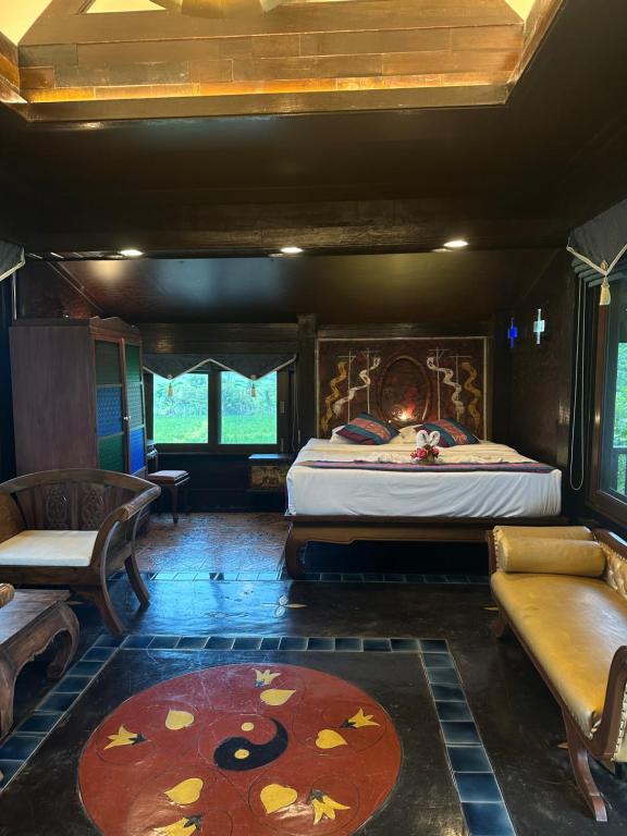 Postel nebo postele na pokoji v ubytování Bantunglom Resort