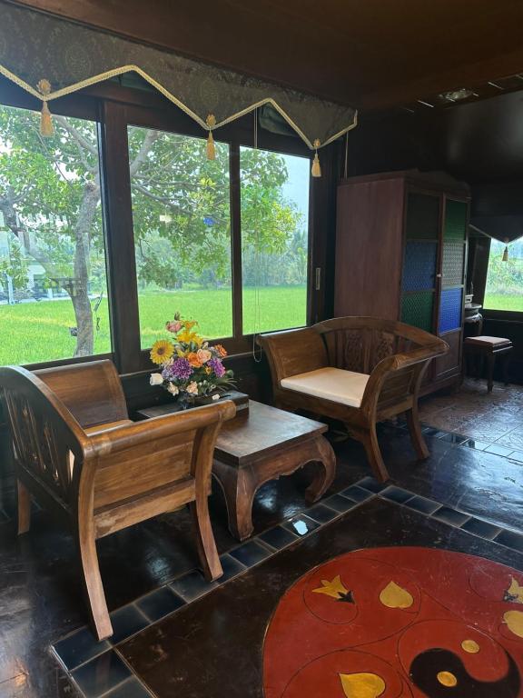 Posezení v ubytování Bantunglom Resort