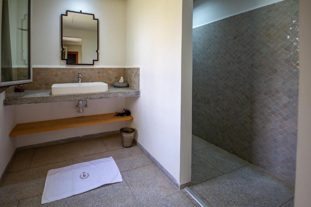 Koupelna v ubytování Villa Fima Kech