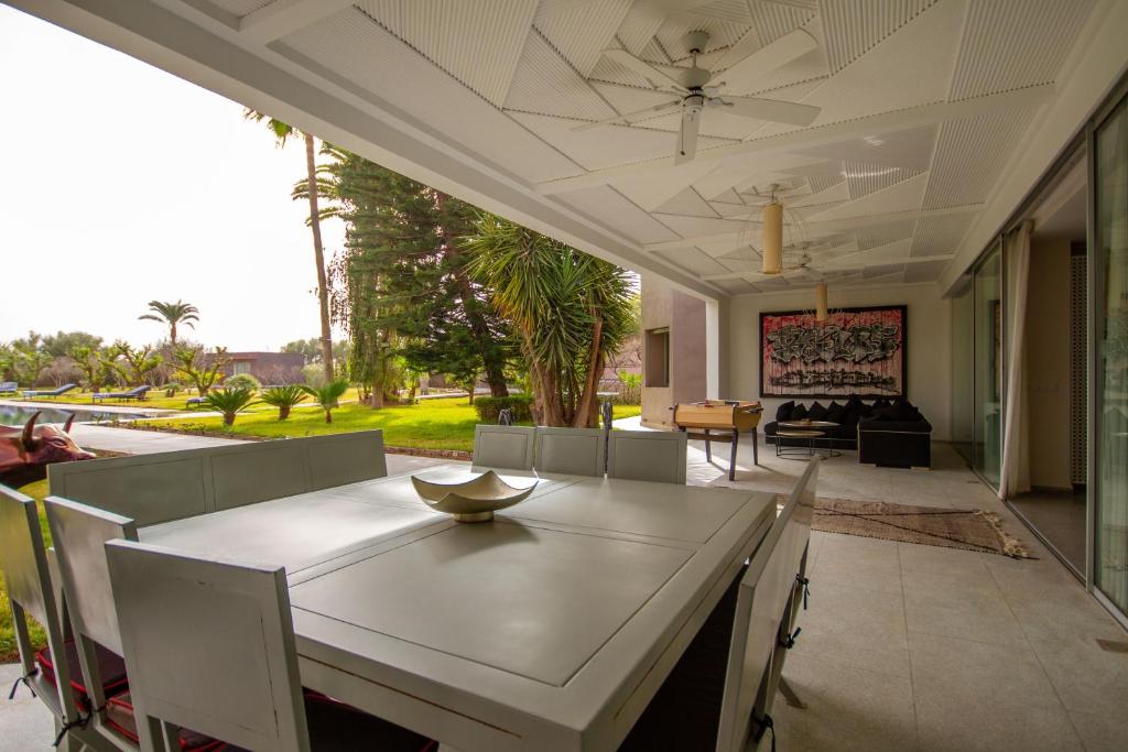 Zahrada ubytování Villa Fima Kech
