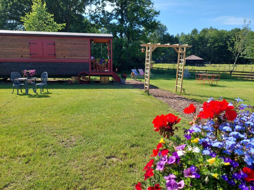 Zahrada ubytování Margaux B&B Babbita
