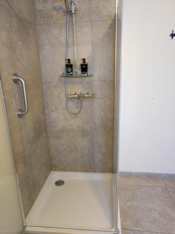 Koupelna v ubytování B&B Het Polderhof