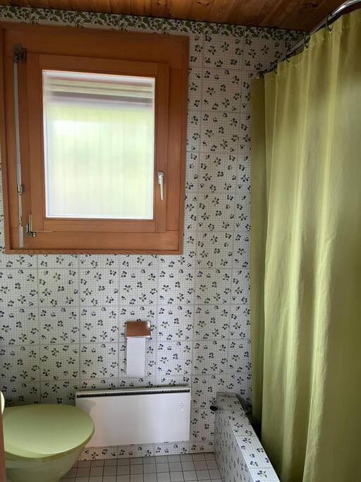 Koupelna v ubytování Wohnung in Bergchalet