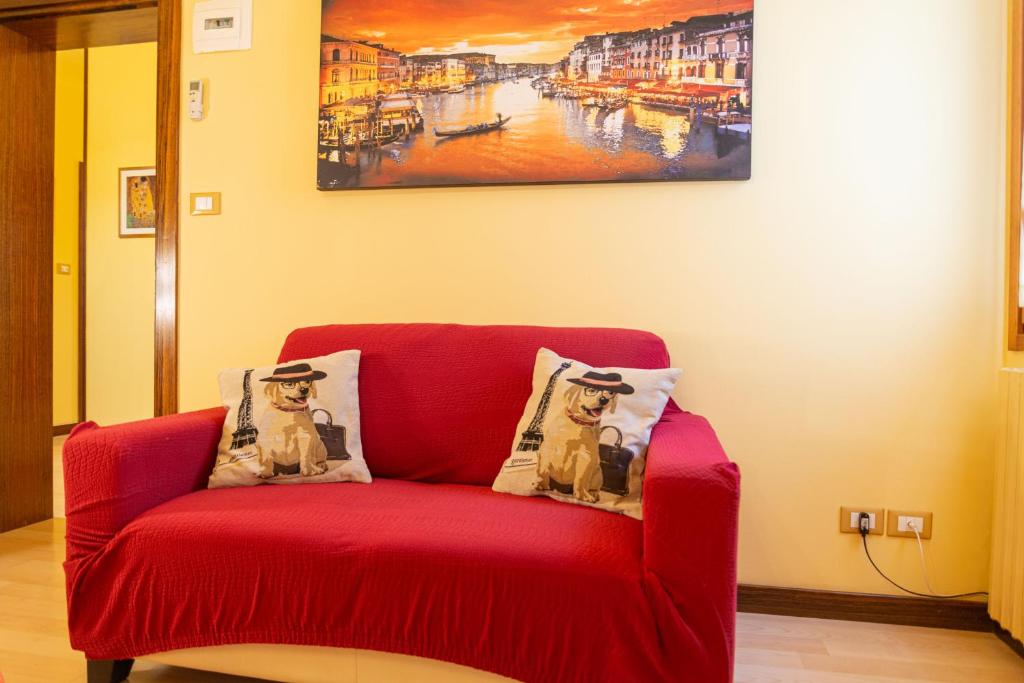 Posezení v ubytování B&B Da Nina Venice