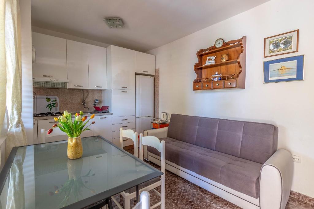 Kuchyňa alebo kuchynka v ubytovaní apartman Dag
