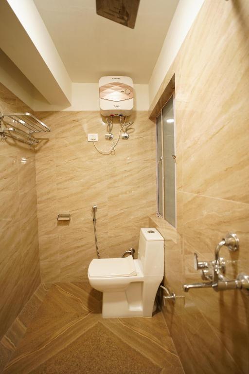 Koupelna v ubytování HIMALOK HOMESTAY