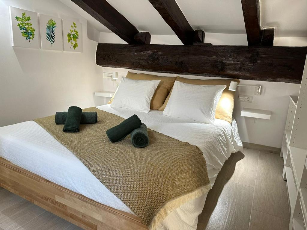 Postel nebo postele na pokoji v ubytování Casa Cullerer