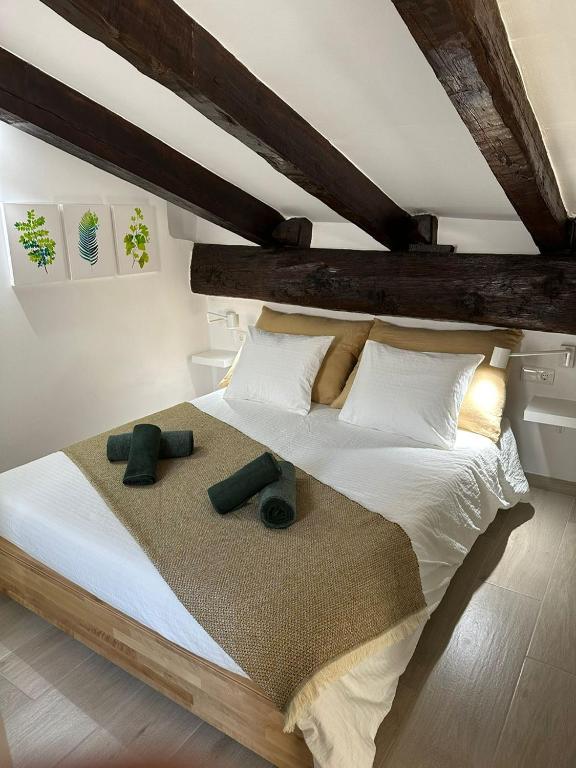 Postel nebo postele na pokoji v ubytování Casa Cullerer