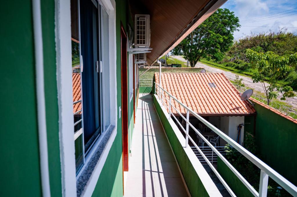 Balkón nebo terasa v ubytování Flats 2 Locação Penedo RJ