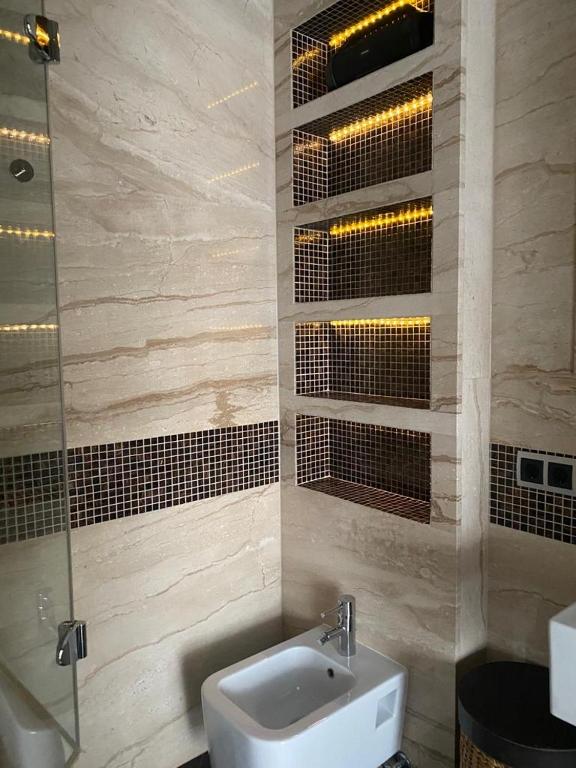 Koupelna v ubytování Zimmer Room Trogir Kastela Split